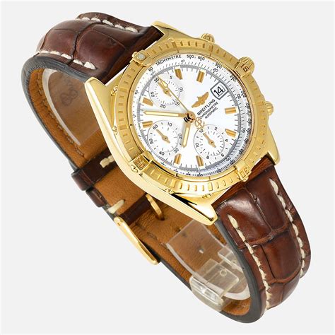 breitling chronomat oro|Breitling gold chronograph.